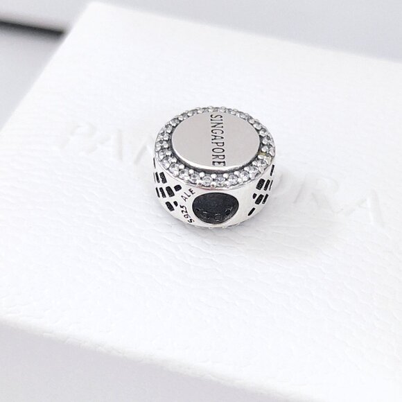 Pandora Singapore Merlion Bead Charm Travel Vacation S925 Silver with box - Picture 8 of 8